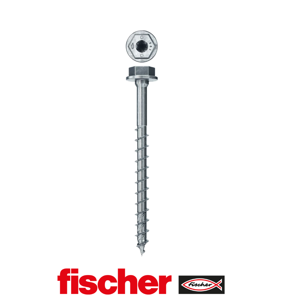 fischer PowerFast 8.0 x 100 Hexagonal Head